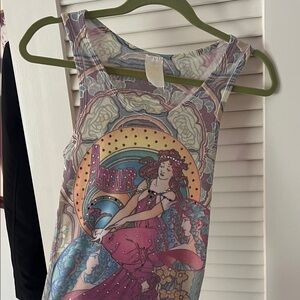 Mucha Colorful Graphic Tank Top